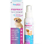 Xịt FISPRAY kiểm soát và điều trị ve, ghẻ, rận, bọ chét trên chó mèo (100ml)