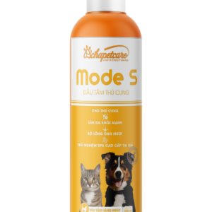 Dầu tắm MODE S cao cấp cho chó mèo, làn da khỏe mạnh, bộ lông óng mượt (230ml)
