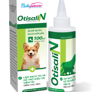 Dung dịch nhỏ tai OTISALIN làm sạch tai, hỗ trợ điều trị viêm tai (100ml)